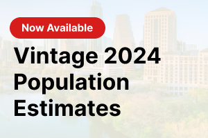 Text announcing the Vintage 2024 Population Estimates release.