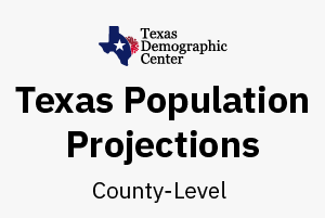 Texas Demographic Center Logo and text.