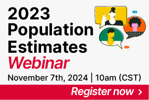 Population Estimates Webinar image promotion.